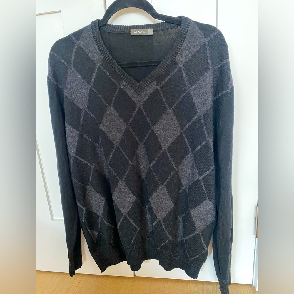 Canali Men’s Wool Sweater- size L